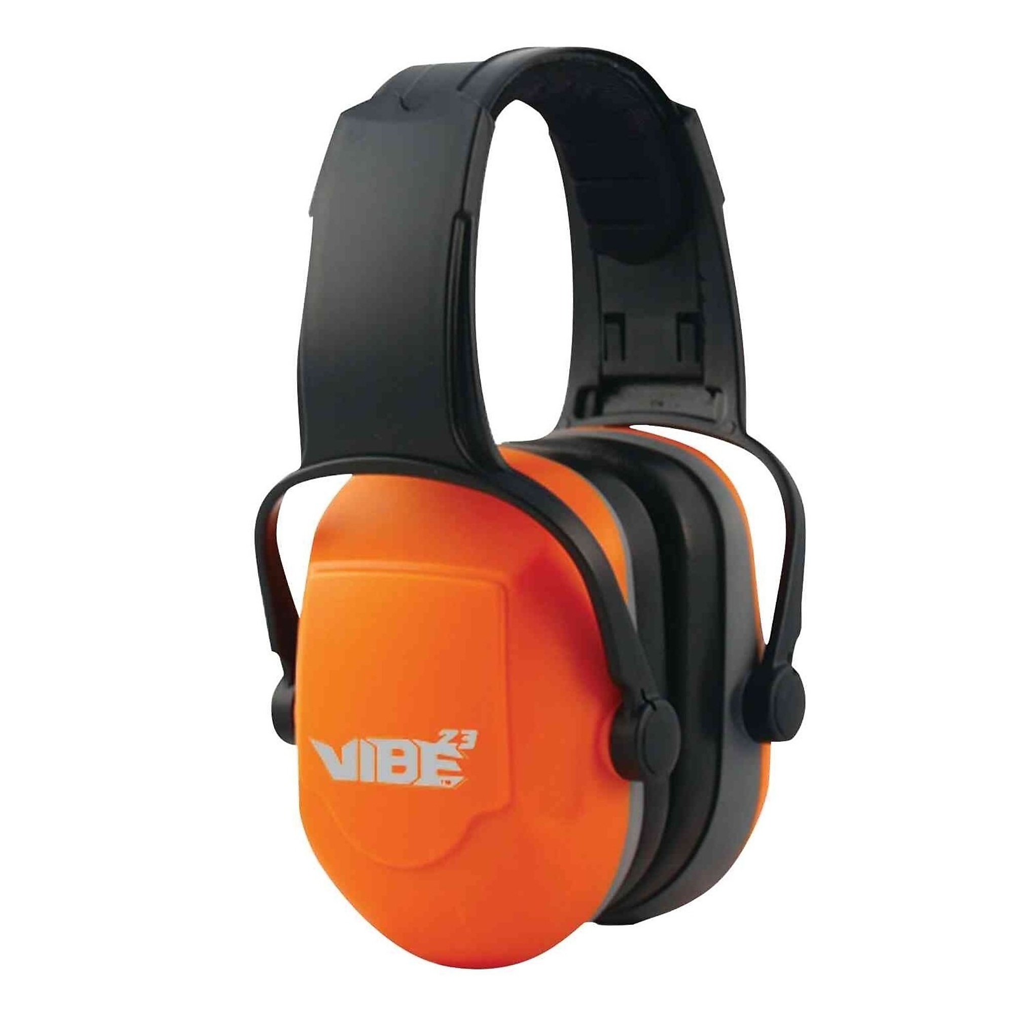 Jackson Safety Earmuffs — H70 Vibe Series, NRR 23, Orange, Model# 20773
